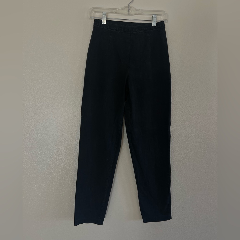 Black High-Waisted Dress Pants